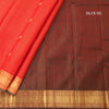 Red Vairaoosi Silk Saree With Peacock And Chakra Buttas And Rettapet Border