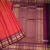 Shot Colour Checked Silk Saree With Peacock And Chakra Buttas And Zari Border