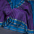 Purple Stripes Silk Saree And Rettapet Border