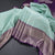 Powder Blue Brocade Silk Saree With Zari Border