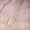 Onion Pink Brocade Tissue Silk Saree And Self Border