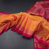 Shot Colour Soft Silk Saree With Floral Buttas And Zari Border