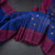 Dark Blue Silk Saree With Peacock And Chakra Buttas
