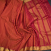 Shot Colour Silk Saree And Temple Design On Pallu
