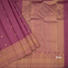 Dark Onion Pink Silk Saree With Chakra Buttas And gold Zari Border