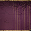 Semi Silk Purple Checked Silk Saree And Zari Border