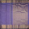 Lavender Silk Saree With Floral Zari Buttas And Gold Zari Border