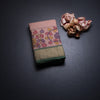 Light Peach Plain Silk Saree And Zari Border With Kalamkari Prints