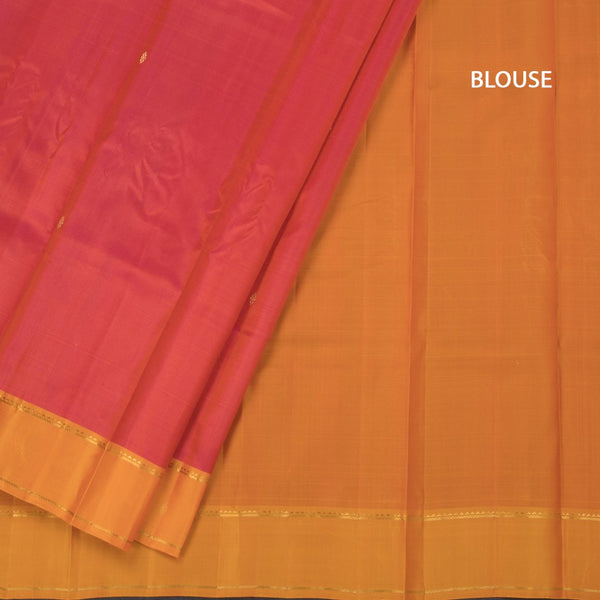 Shot Colour Silk Saree With Zari Buttas And Zari Border
