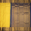 KSSMLSR42077-2-Yellow-Brocade-Silk-Saree-And-Navy-Blue-Zari-Border-full-veiw