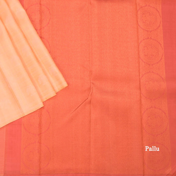 KSSMLSR42078-3-Peach-Borderless-Silk-Saree-With-Thread-And-Zari-Work-pallu
