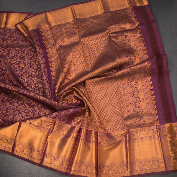 KSSMLSR42079-5-Wine-Colour-Brocade-Silk-Saree-And-Zari-Border-crush