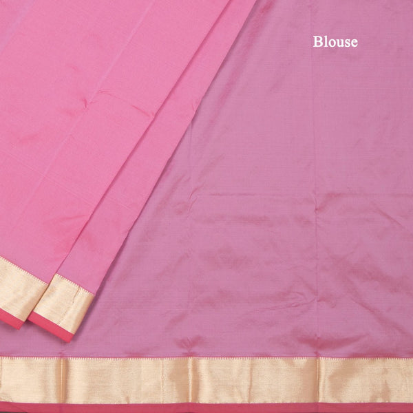 KSSMLSR42086-4-Semi-Silk-Taffy-Pink-Plain-Saree-And-Zari-Border-blouse