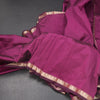 KSSMLSR42111-Semi-Silk-Plain-Dark-Pink-Saree-And-Zari-Border-main