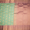 KSSMLSR42231-2-Pista-Green-Silk-Saree-With-Floral-Zari-Buttas-And-Gold-Zari-Border-full-veiw