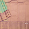 KSSMLSR42231-3-Pista-Green-Silk-Saree-With-Floral-Zari-Buttas-And-Gold-Zari-Border-pallu