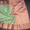 KSSMLSR42231-5-Pista-Green-Silk-Saree-With-Floral-Zari-Buttas-And-Gold-Zari-Border-crush