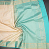 KSSMLSR42234-5-Cream-Checked-Silk-Saree-With-Peacock-And-Chakra-Buttas-And-Gold-Zari-Border-crush