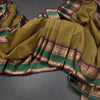 KSSMLSR42235-Multi-Colour-Checked-Silk-Saree-And-Zari-With-Thread-Temple-Border-main