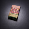 KSSMLSR42346-1-Peach-Silk-Saree-With-Kalamkari-Printed-And-Zari-Border-fold