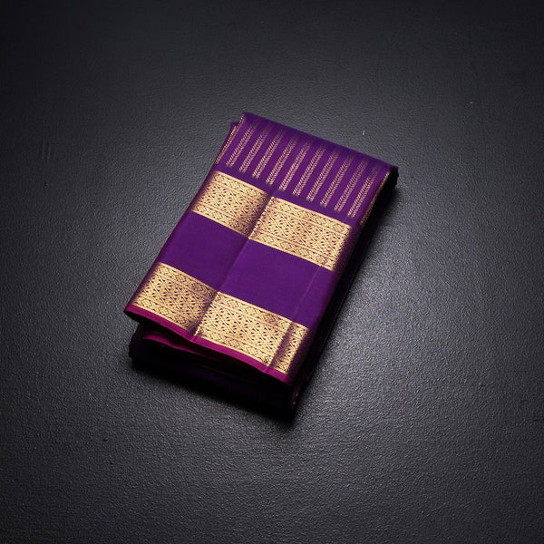KSSMLSR42348-1-Purple-Zari-Stripes-Silk-Saree-And-Rettapet-Border-fold