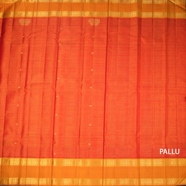 KSSMLSR42352-2-Reddish-Orange-Vairaoosi-Silk-Saree-With-Buttas-And-Yazhi-Design-And-Rettapet-Border-pallu
