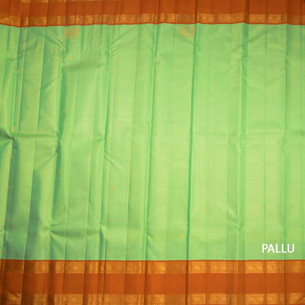 KSSMLSR42354-2-Light-Green-Vairaoosi-Silk-Saree-With-Buttas-And-Yazhi-Design-And-Rettapet-Border-pallu