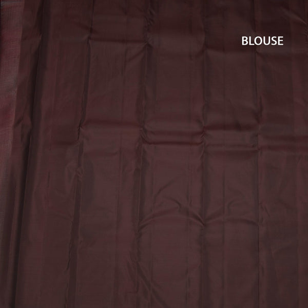 KSSMLSR42469-3-Rosewood-Pink-Silk-Saree-With-Zari-Buttas-And-Brown-Border-blouse