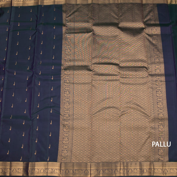 KSSMLSR42485-2-Shot-Colour-Silk-Saree-With-Zari-Buttas-And-Gold-Zari-Border-03-pallu