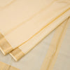 8 X 4 Sandal Plain Silk Dhoti With Angavastram And Matching Shirt Material 02