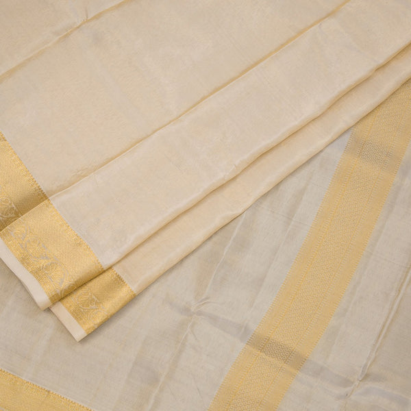 8 Mozham Gold Plain Silk Dhoti And Matching Shirt Material