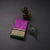Pure Silk Purple Saree With Gold Zari Buttas And Contrast Border