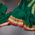 KSSRSSR42407-Dharwad-Cotton-Forest-Green-Plain-Saree-And-Thread-Border-main