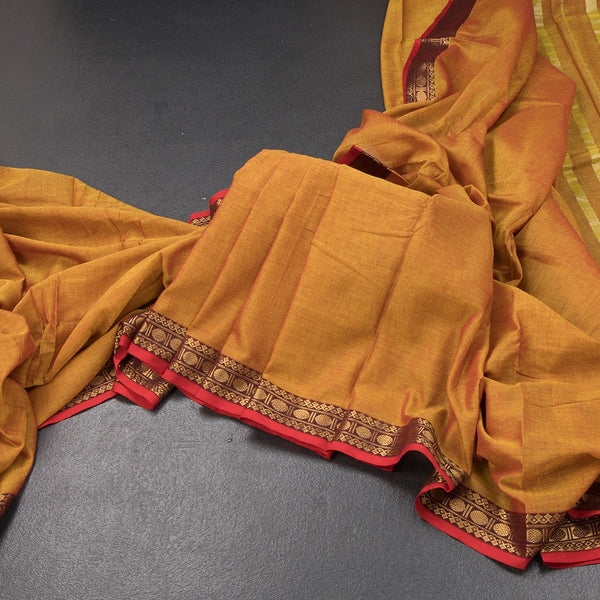KSSRSSR42412-Dharwad-Cotton-Shot-Colour-Plain-Saree-And-Zari-Border-02-main