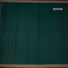 KSSRSSR42422-3-Dharwad-Cotton-Dark-Green-Plain-Saree-And-Thread-Border-02-blouse