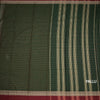 KSSRSSR42431-2-Dharwad-Cotton-Dark-Green-Checked-Saree-And-Thread-Border-pallu