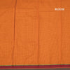 KSSRSSR42433-3-Dharwad-Cotton-Orange-Checked-Saree-And-Temple-Border-blouse