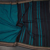 KSSRSSR42437-4-Dharwad-Cotton-Peacock-Blue-Plain-Saree-And-Temple-Border-crush