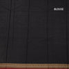 KSSRSSR42440-3-Dharwad-Cotton-Black-Plain-Saree-And-Thread-Border-03-blouse
