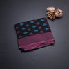 Pochampally Cotton Black Saree Without Blouse