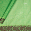 Negamam Cotton Light Green Embossed Saree - Kumaran Silks