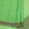 Negamam Cotton Light Green Embossed Saree - Kumaran Silks
