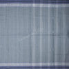 Bengali Cotton Dark Grey Saree Without Blouse 02 - Kumaran Silks
