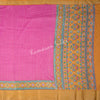 Semi Linen Hot Pink Printed Saree - Kumaran Silks