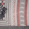 Semi Linen Black Printed Saree 02 - Kumaran Silks