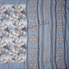 Semi Linen Cream Floral Printed Saree - Kumaran Silks