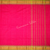 Chettinad Cotton Pink Plain Saree Without Blouse - Kumaran Silks