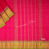 Chettinad Cotton Pink Plain Saree Without Blouse - Kumaran Silks