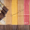 Pure Tussar Light Brown Leaf Printed Saree - Kumaran Silks