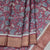 Pure Tussar Dark Pink Floral Printed Saree - Kumaran Silks